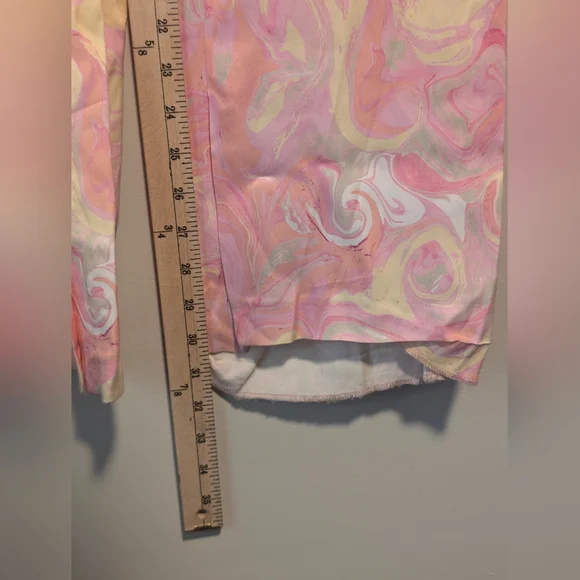 Zara Retro Womens Flare Pants With Flowers & Split Bottom Size Medium New No Tag - Picture 7 of 16